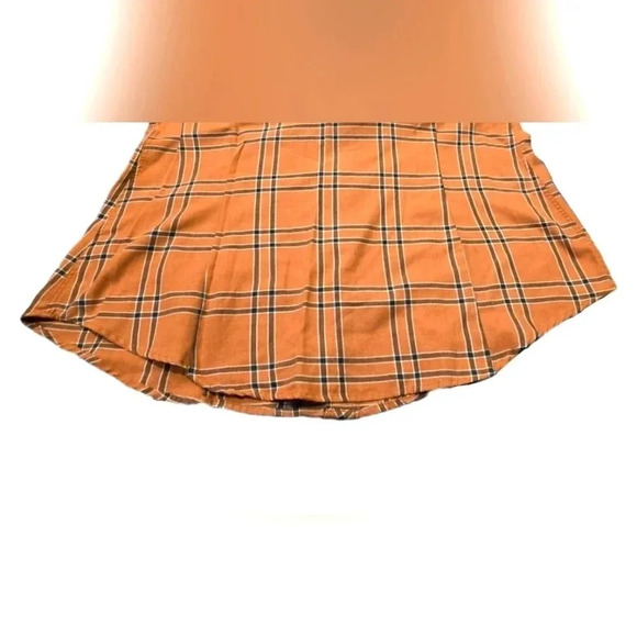 Torrid, Size XL, Dusty Orange Plaid Twill Button-Up Shirt - Picture 4 of 9